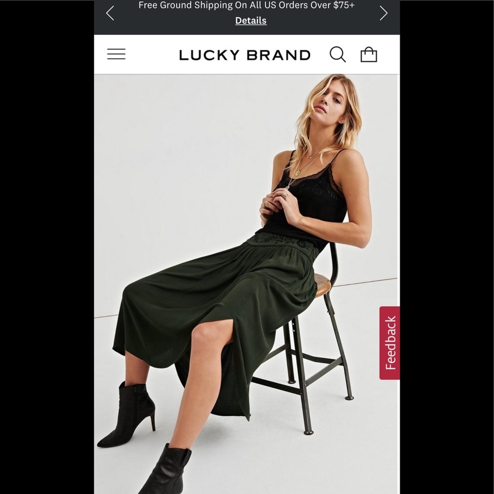 Lucky Brand MIDI Skirt